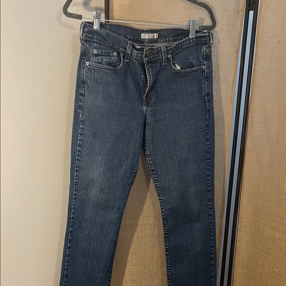 Levi's Women's Dark Blue Straight Leg Jeans